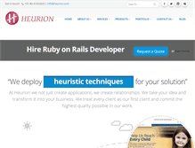 Tablet Screenshot of heurion.com